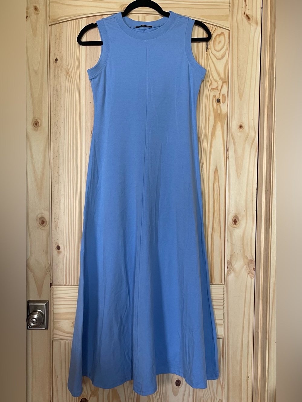 Elie Tahari Light Blue Sleeveless Maxi Dress
